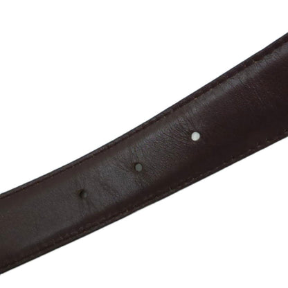 Gucci Belt Leather Dark Brown Buckle — view 6