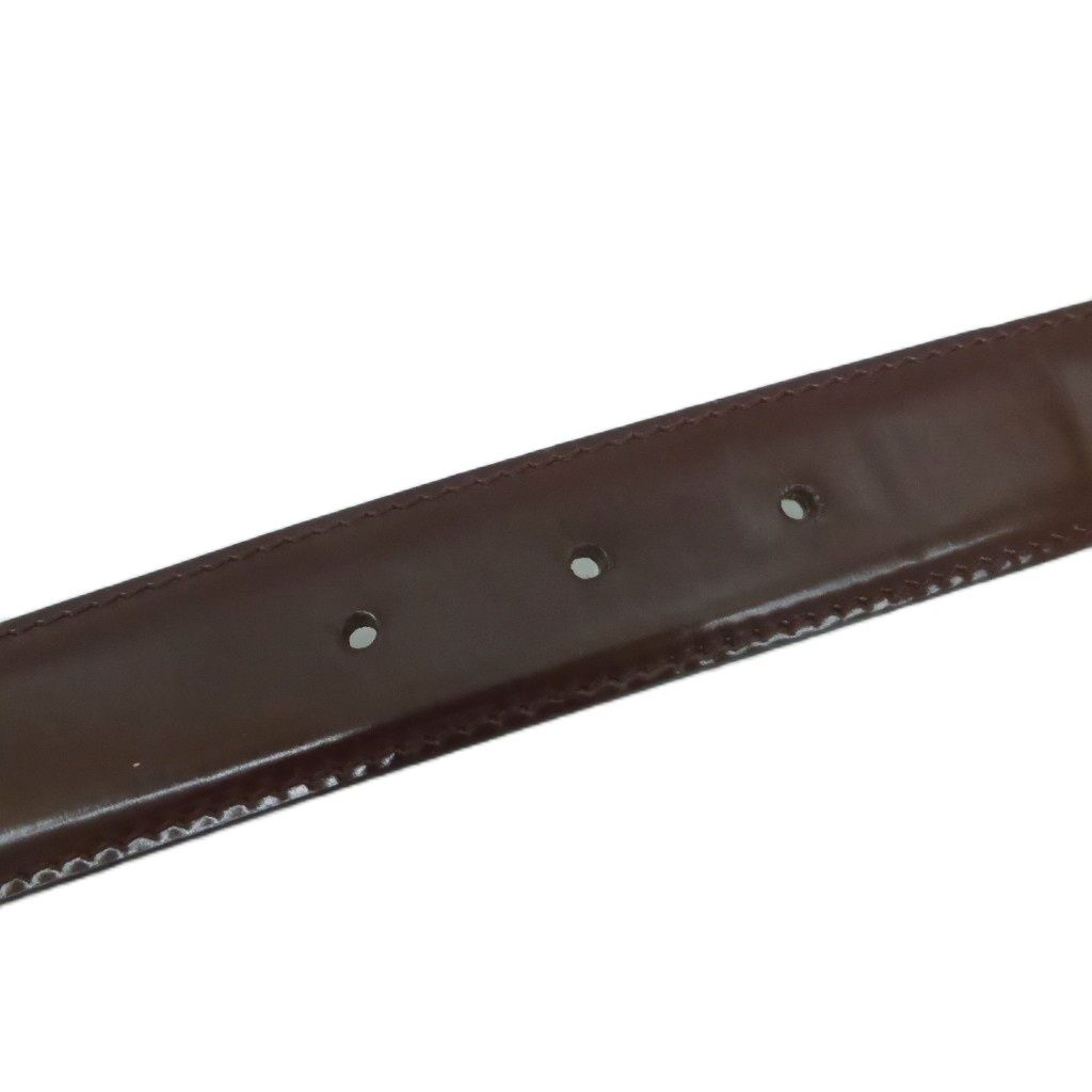 Gucci Belt Leather Dark Brown Buckle — view 5