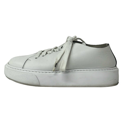 Prada Sneakers 35.5 White Platform Leather