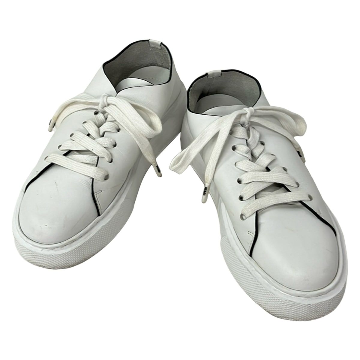 Prada Sneakers 35.5 White Platform Leather — view 2