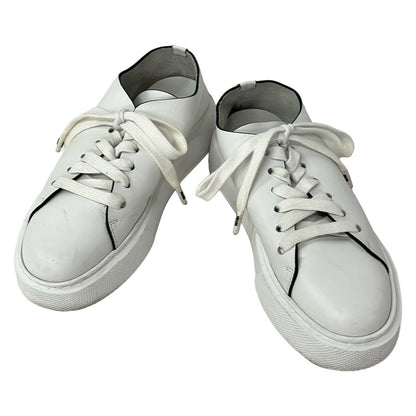 Prada Sneakers 35.5 White Platform Leather — view 2