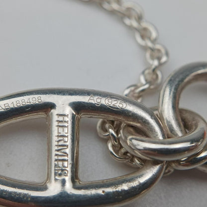 Hermes Chaine D'ancre Amulet Silver Necklace — view 9