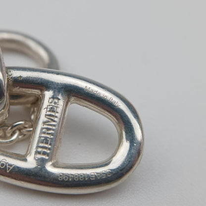 Hermes Chaine D'ancre Amulet Silver Necklace — view 7