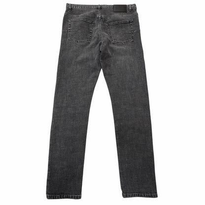 Dior Homme Slim Fit Button Fly Denim Pants Gray 30 — view 2