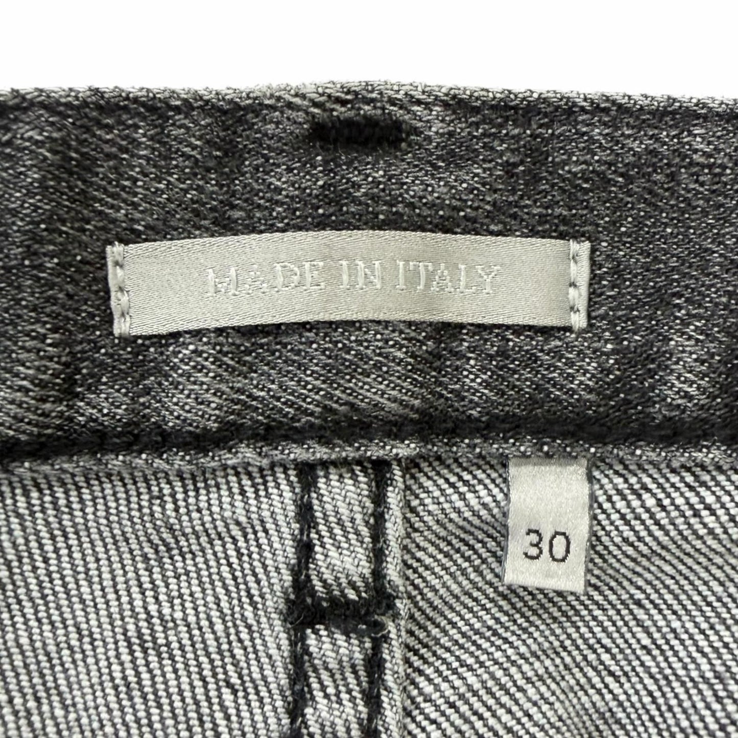 Dior Homme Slim Fit Button Fly Denim Pants Gray 30 — view 6