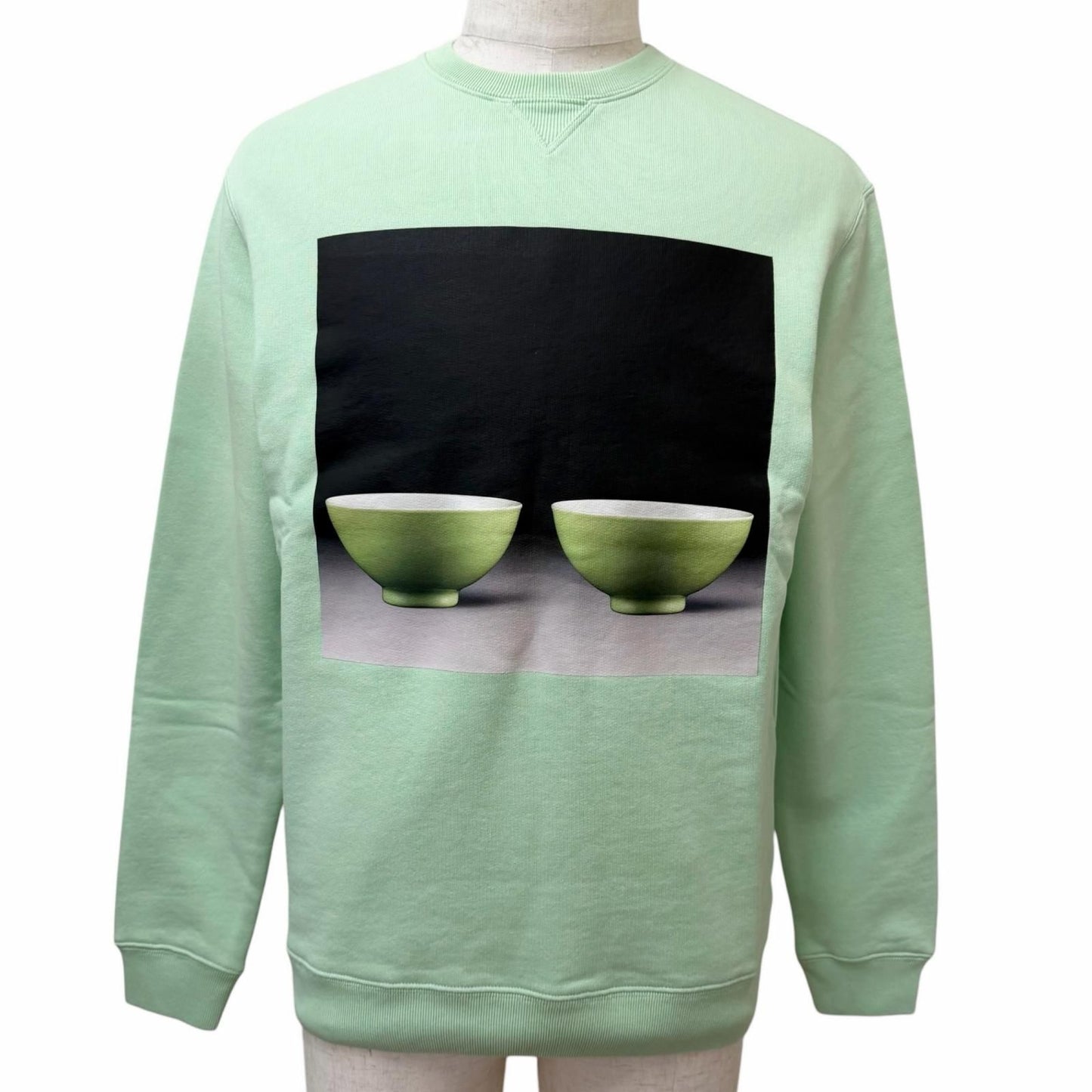 Loewe Cotton 100% Photo Print Sweatshirt Shirt Pastel Green XS
