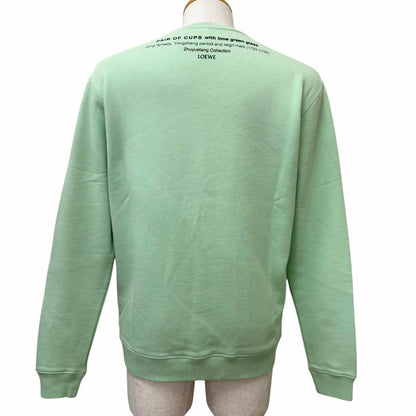 Loewe Cotton 100% Photo Print Sweatshirt Shirt Pastel Green XS — view 4