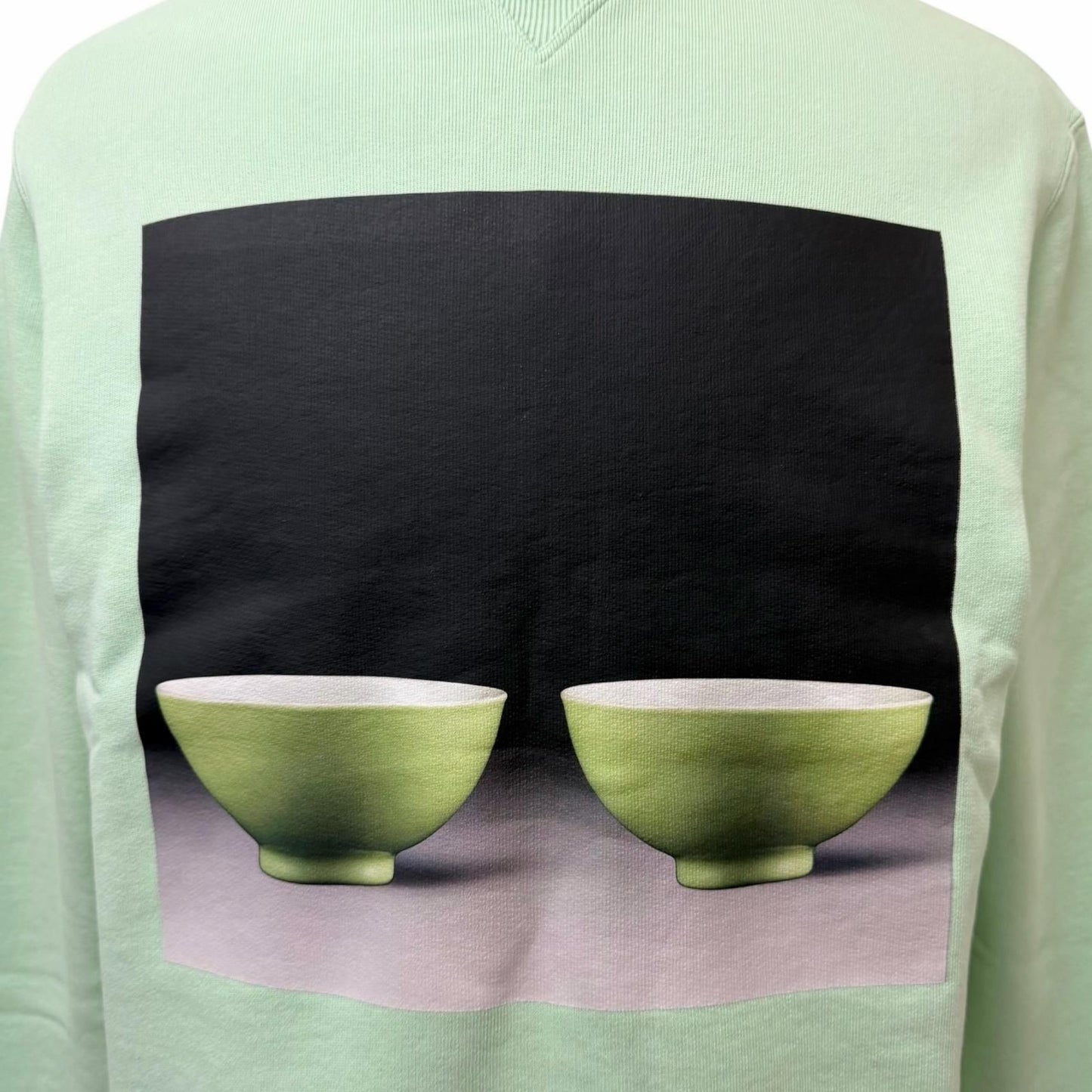 Loewe Cotton 100% Photo Print Sweatshirt Shirt Pastel Green XS — view 5