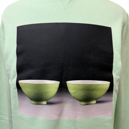 Loewe Cotton 100% Photo Print Sweatshirt Shirt Pastel Green XS — view 5