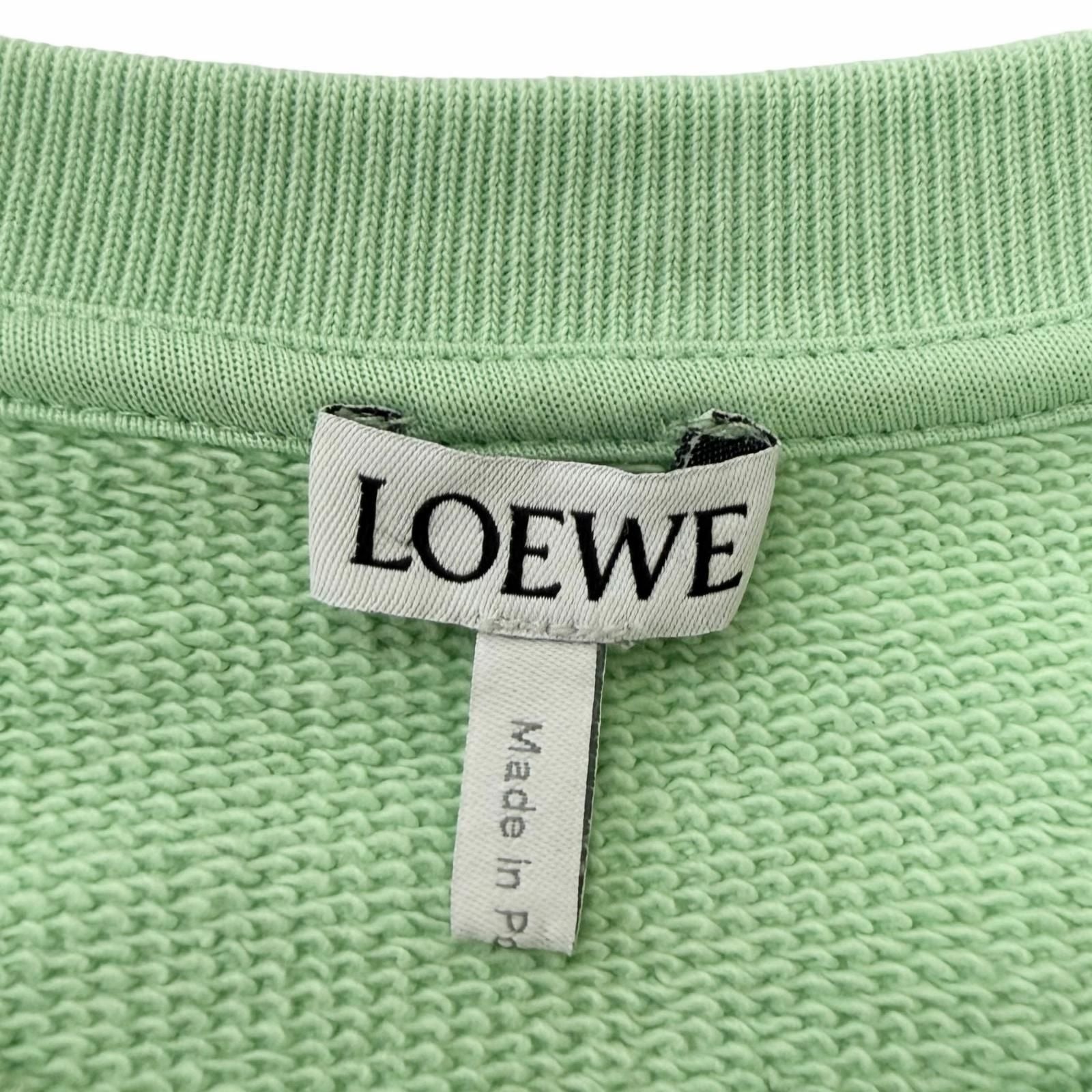Loewe Cotton 100% Photo Print Sweatshirt Shirt Pastel Green XS — view 6
