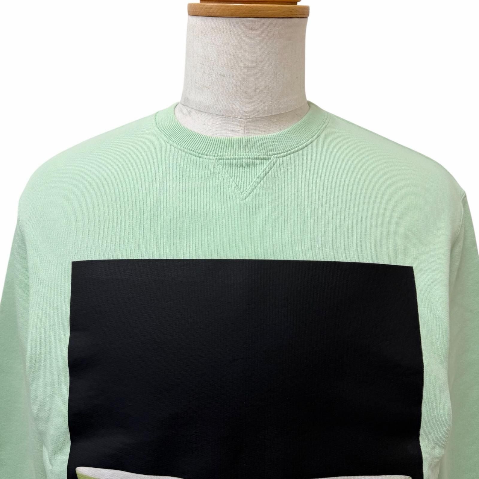 Loewe Cotton 100% Photo Print Sweatshirt Shirt Pastel Green XS — view 2