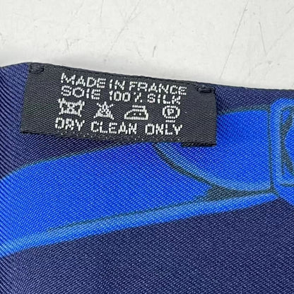 Hermes Scarf Twilly Silk Blue — view 4