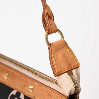 Louis Vuitton Pochette Accessoires Pouch Monogram Multicolor Black — view 4