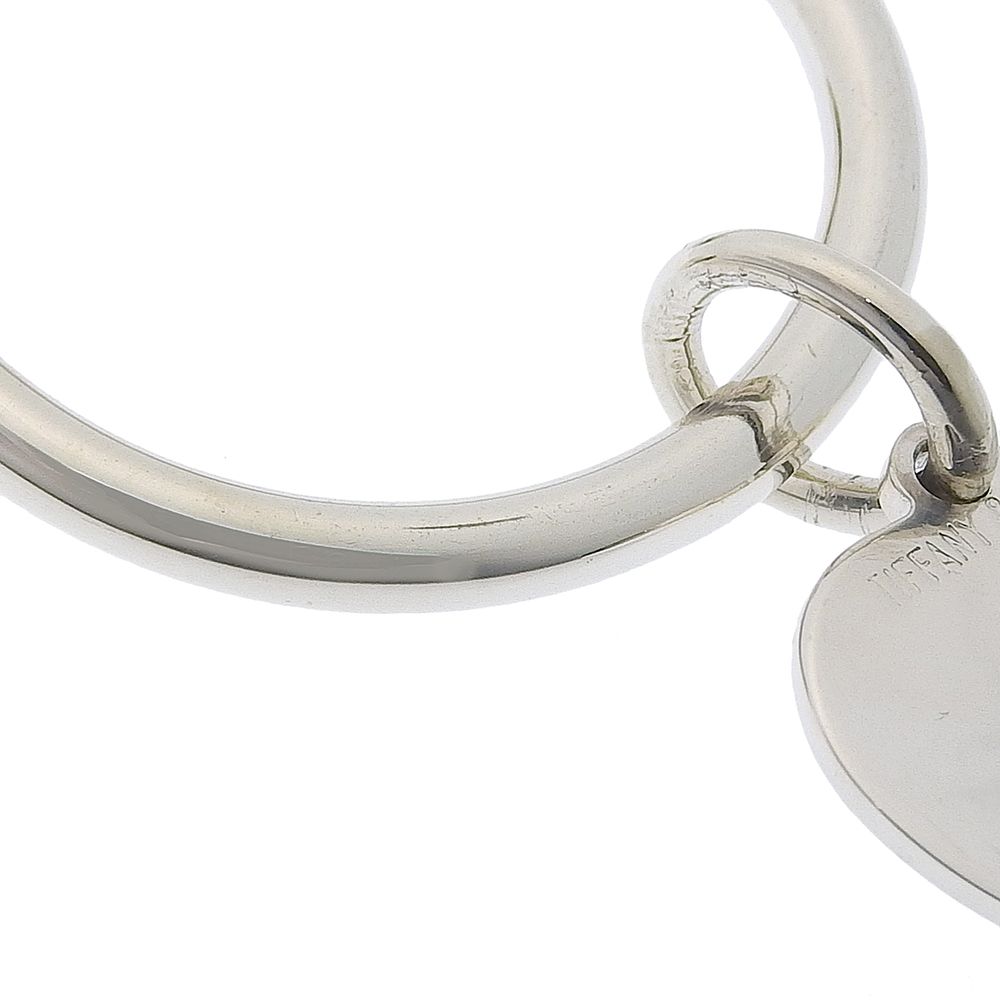 Tiffany & Co Key Ring Heart Tag 925 Sterling Silver Key Holder — view 4