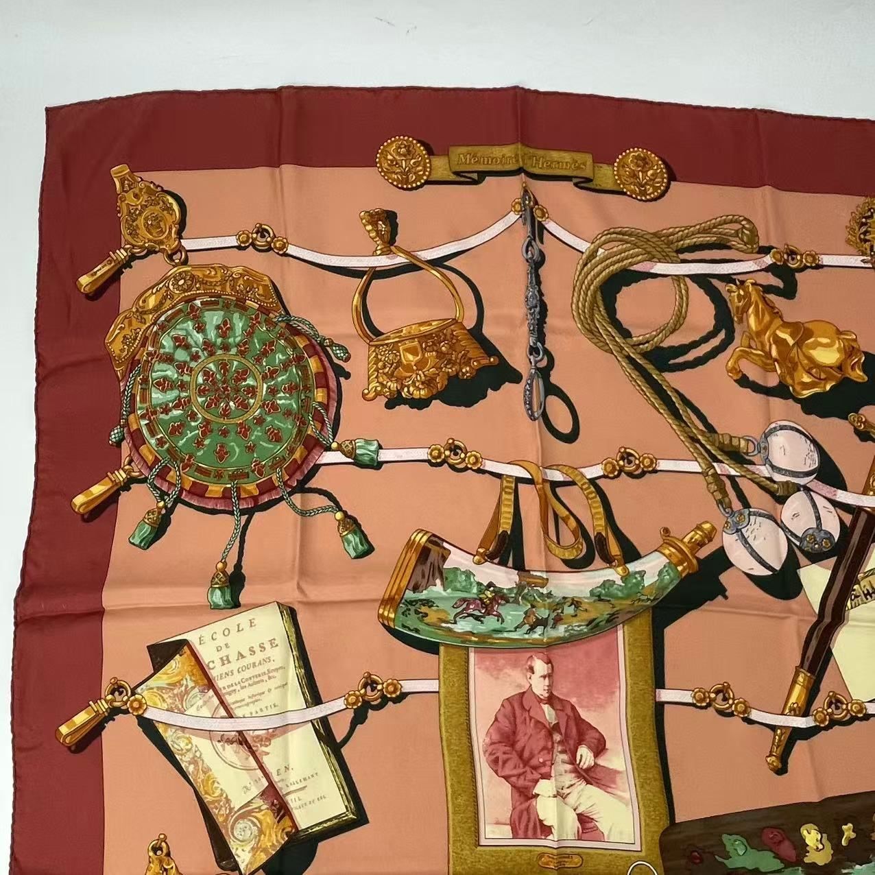 Hermes Scarf Carre 90 Memoire D'hermes Memories — view 2