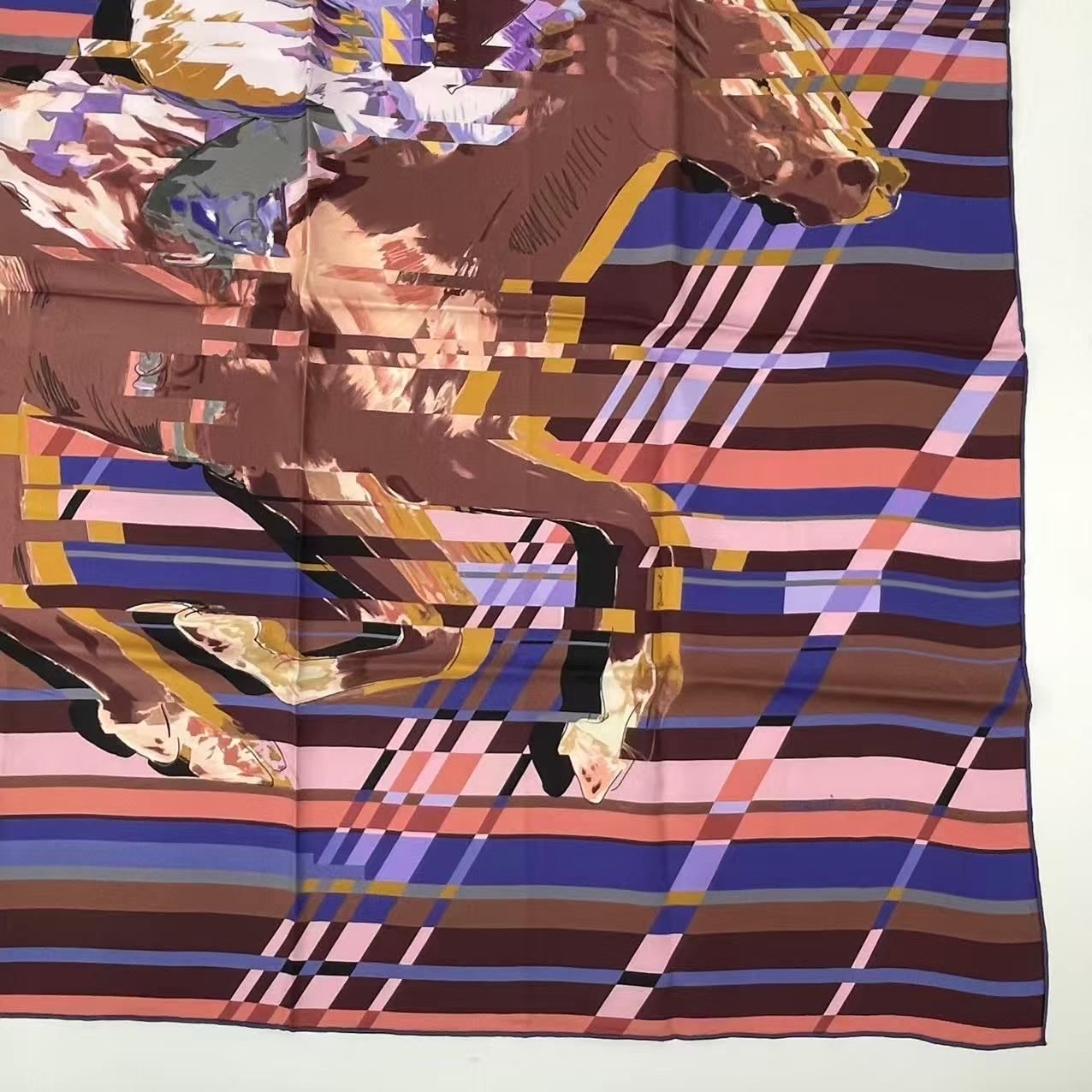 Hermes Carre 90 Silk Scarf Photo Finish Multicolor — view 5