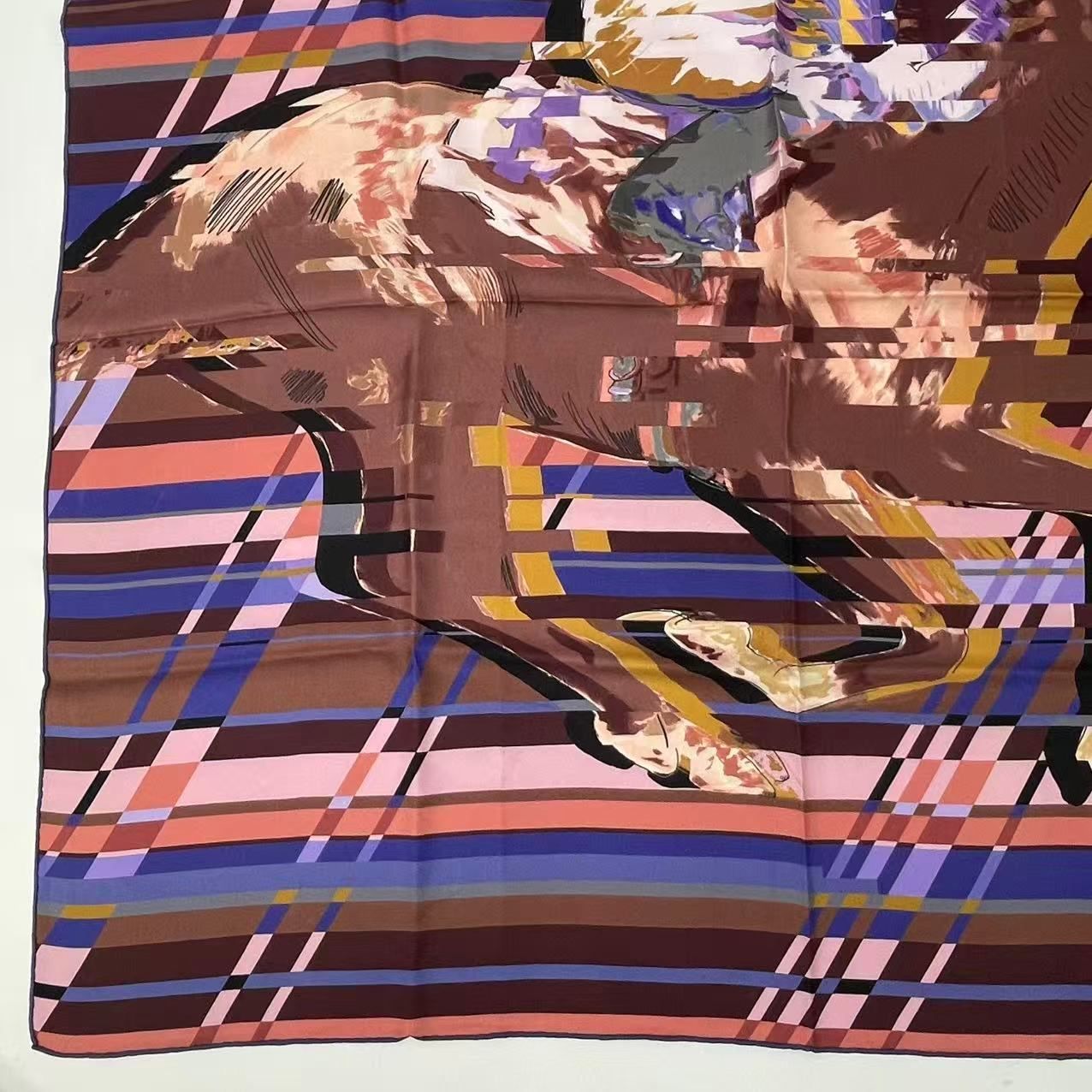 Hermes Carre 90 Silk Scarf Photo Finish Multicolor — view 4