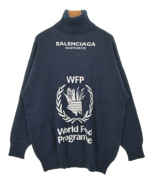 Balenciaga Knit Sweater Navy