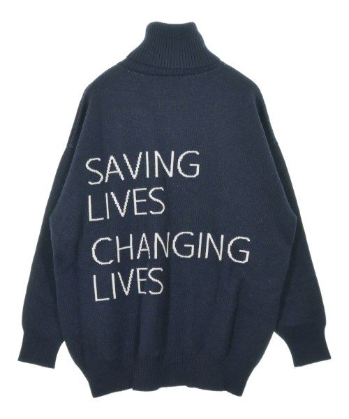 Balenciaga Knit Sweater Navy — view 2