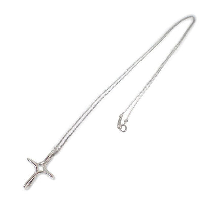 Tiffany & Co 925 Open Cross Infinity Pendant