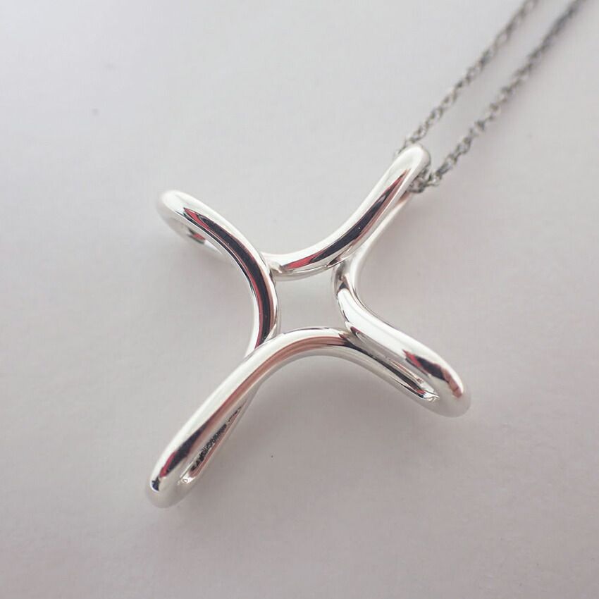 Tiffany & Co 925 Open Cross Infinity Pendant — view 2