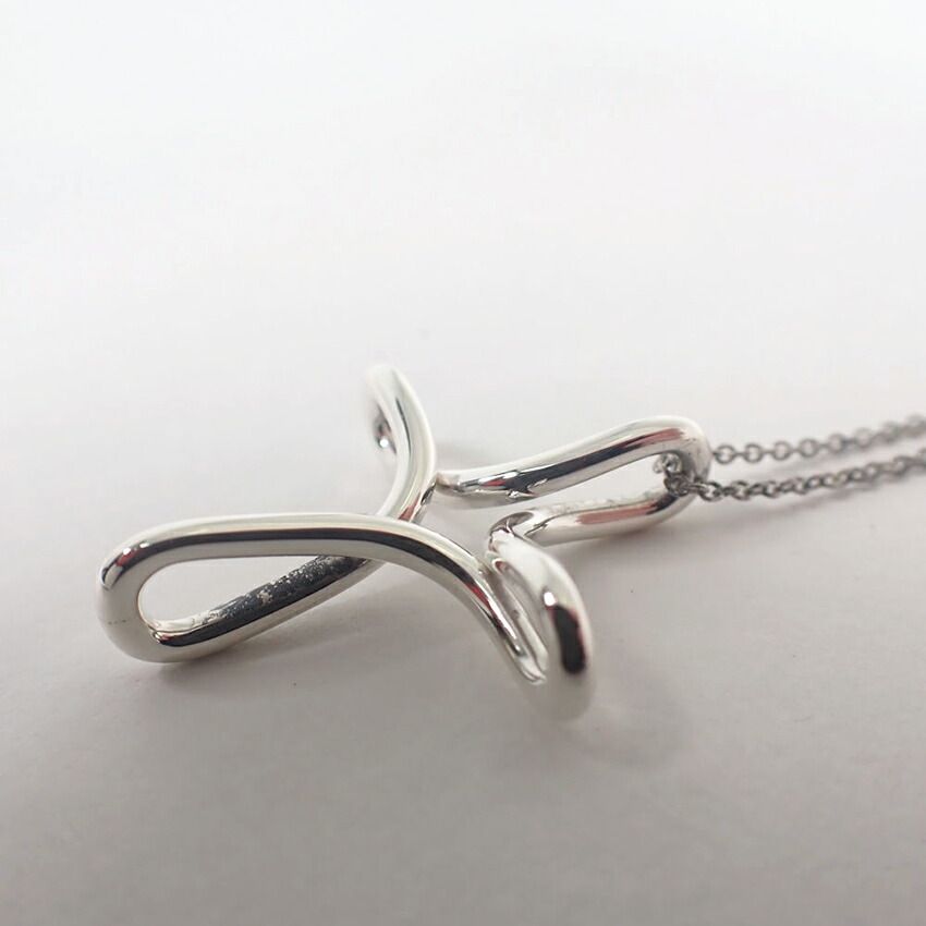 Tiffany & Co 925 Open Cross Infinity Pendant — view 3