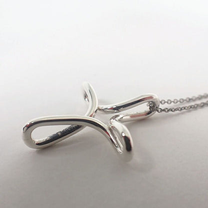 Tiffany & Co 925 Open Cross Infinity Pendant — view 3