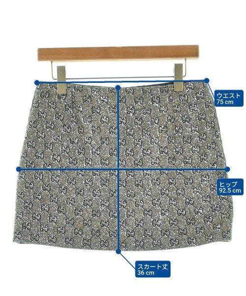Gucci Mini Skirt Silver — view 6