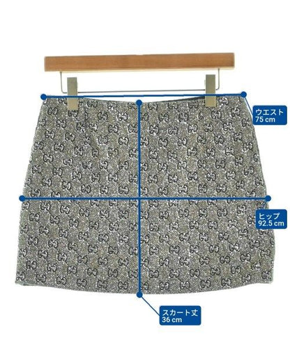 Gucci Mini Skirt Silver — view 6