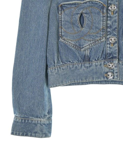 Chanel Denim Jacket Blue — view 5