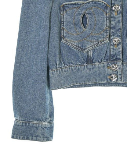 Chanel Denim Jacket Blue — view 5