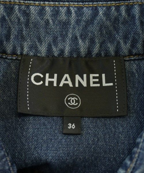 Chanel Denim Jacket Blue — view 3