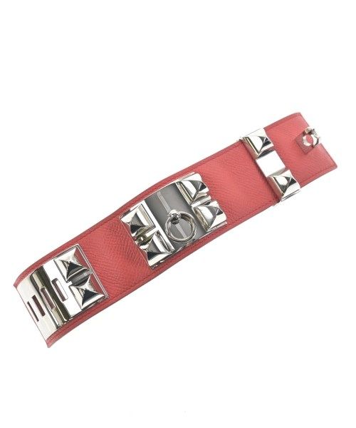 Hermes Bracelet Bangle Pink — view 5