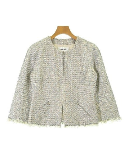 Chanel Collarless Jacket Ivory