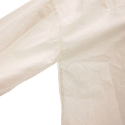 Fendi Shirt Blouse 36 White Double Collar Zucca Pattern FF Logo Rib MG — view 6