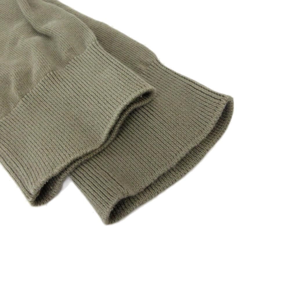 Louis Vuitton Pullover Hoodie Knit L Green Circle LV Logo Signature MG — view 4