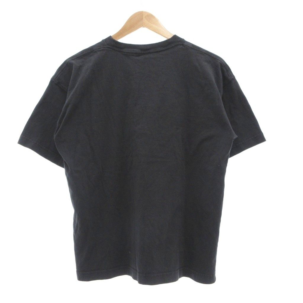 Balenciaga T-Shirt Short Sleeve Top Logo XS Black Ink MG — view 2