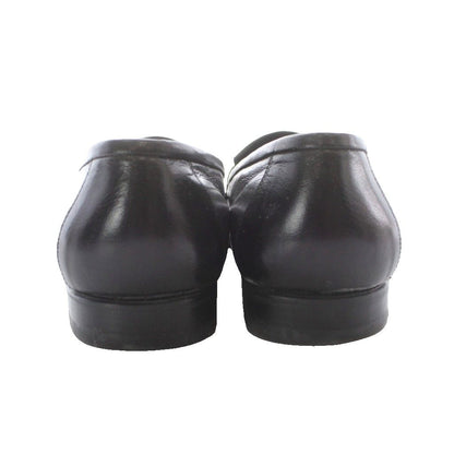 Gucci Loafers Slip on Leather 41.5 Black with Fringe with RI — view 5