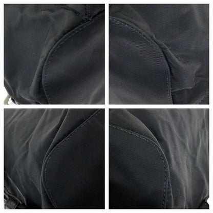 Prada Tessuto Black Silver Nylon Backpack — view 3
