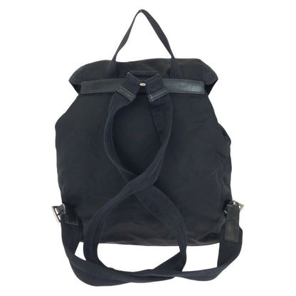 Prada Tessuto Black Silver Nylon Backpack — view 2
