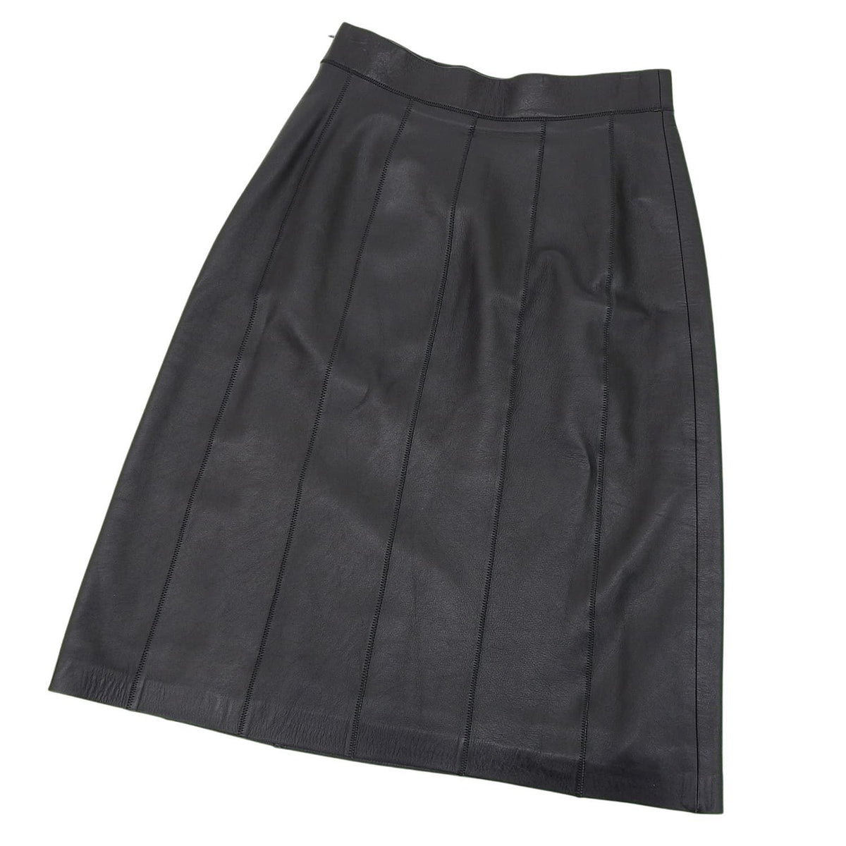 Loewe Vintage Skirt Leather Trapezoidal — view 2