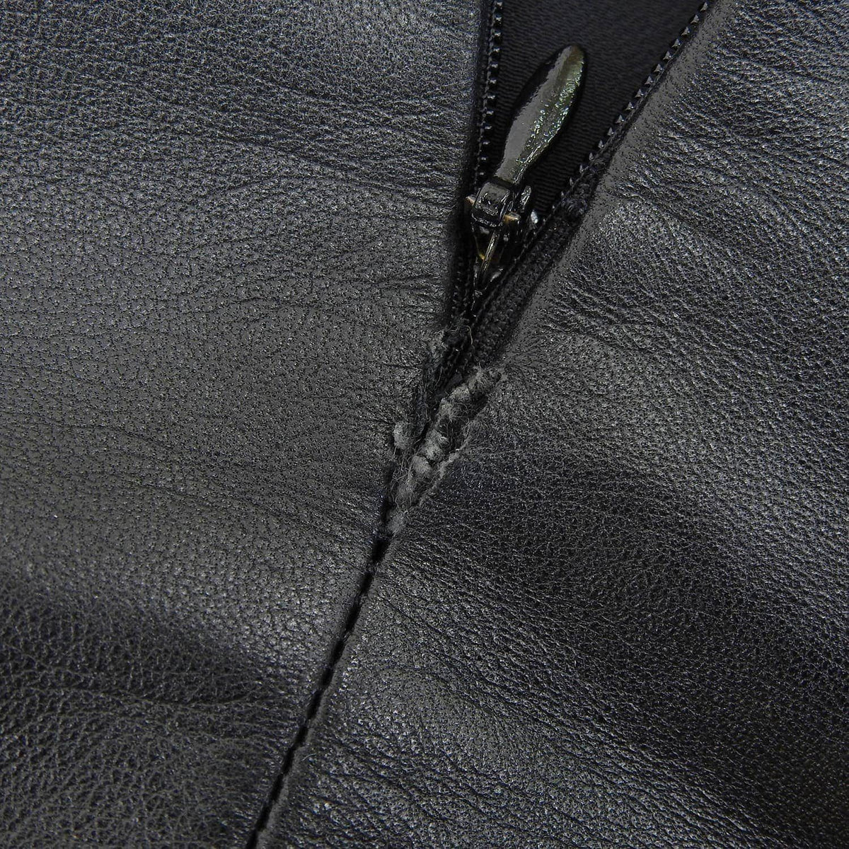 Loewe Vintage Skirt Leather Trapezoidal — view 8