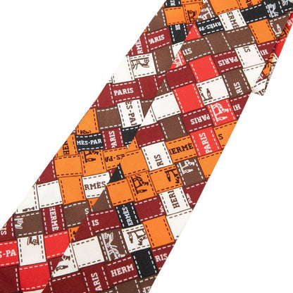 Hermes Twilly Bolduc Scarf Multicolor Silk — view 2