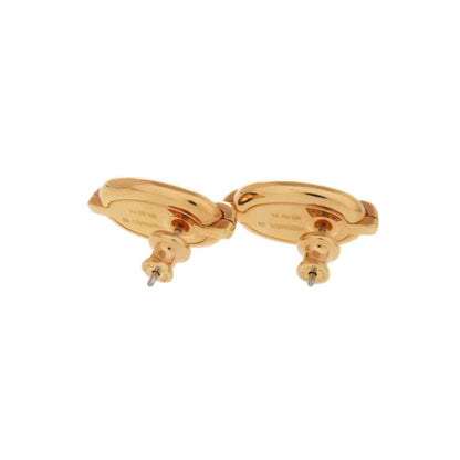 Hermes Mini Maillon Earrings Rose Gold Black — view 3