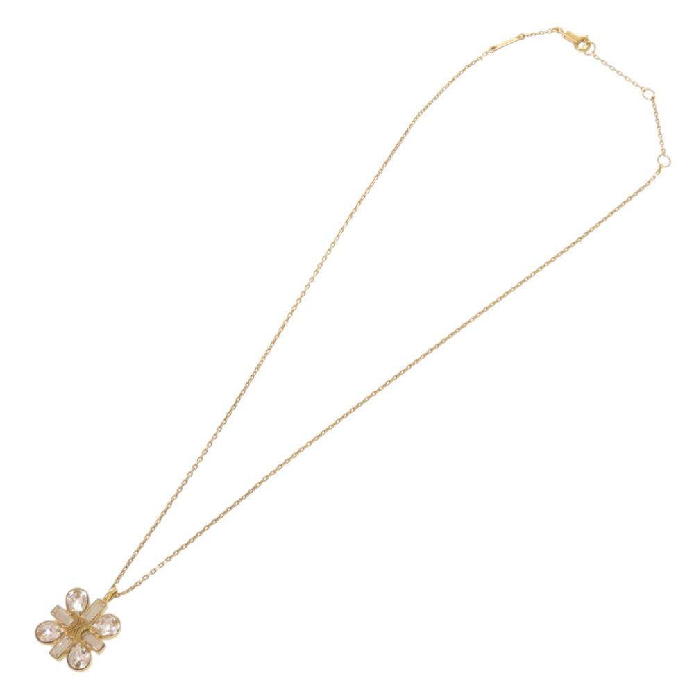 Celine Triomphe Stone Logo Gold Necklace — view 4