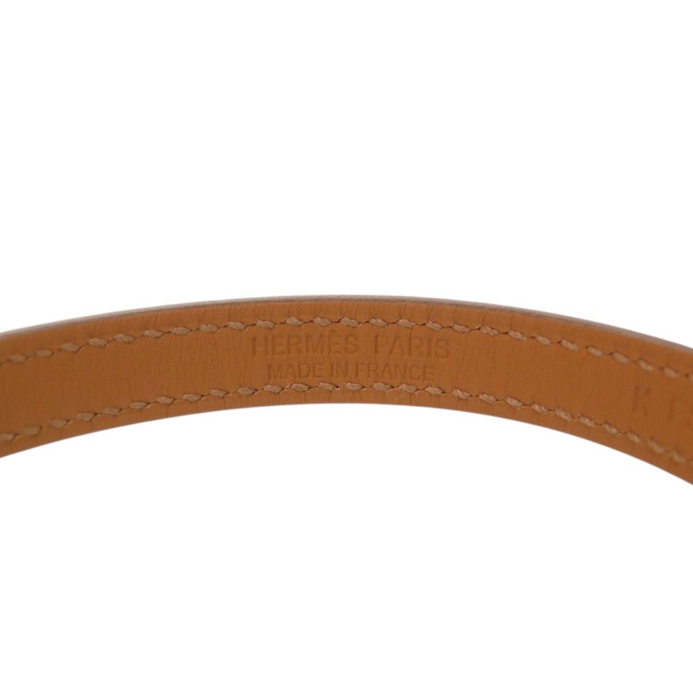 Hermes Croisier Veau Swift Nata Rose Gold Bracelet — view 4
