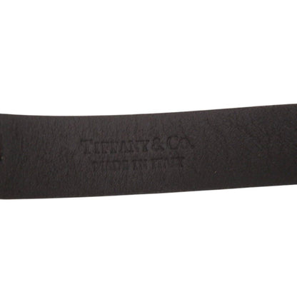 Tiffany & Co Return to Logo Leather Blue Bracelet — view 3