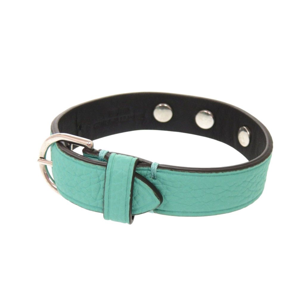 Tiffany & Co Return to Logo Leather Blue Bracelet — view 2
