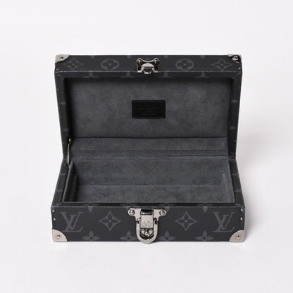 Louis Vuitton Bag Monogram Eclipse Mini Trunk Case Black — view 6