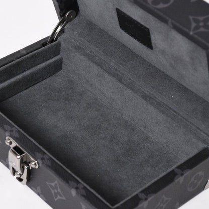 Louis Vuitton Bag Monogram Eclipse Mini Trunk Case Black — view 7